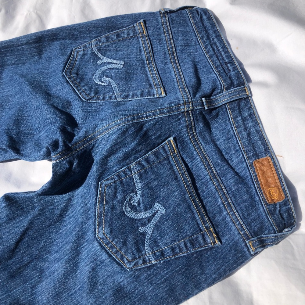 AG DARK BLUE SKINNY JEANS